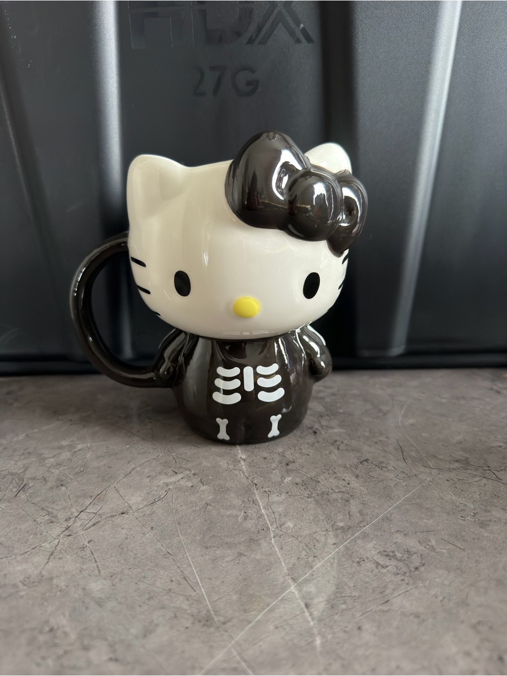 Hello kitty Halloween skeleton mug